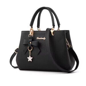 Danbaoly Black Faux Leather Purse/Handbag